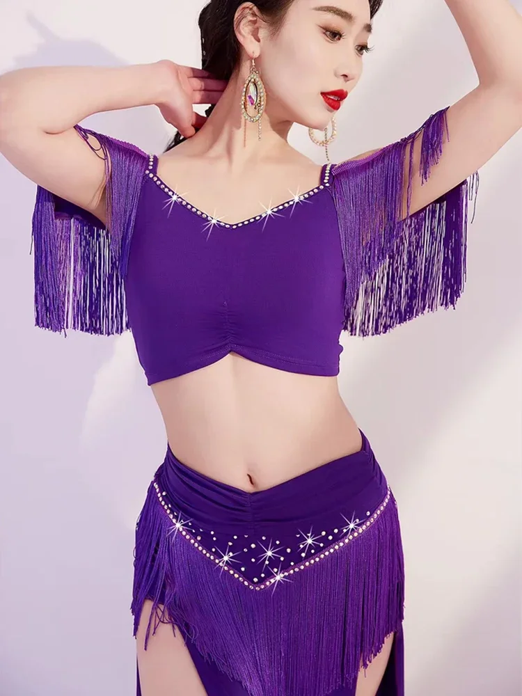 Новое платье для танца живота взрослых 2024 тренировочное восточный танец