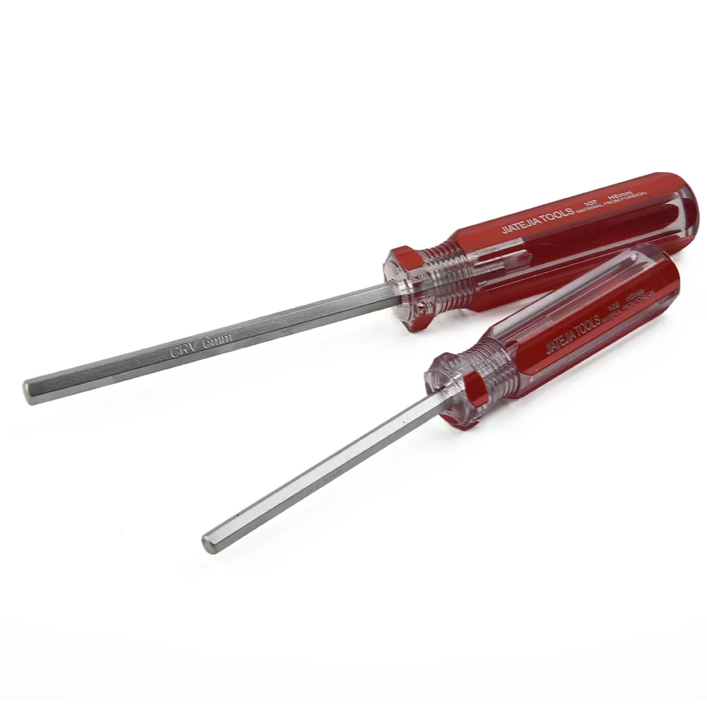 

7pcs 5mm-6mm Steel Hexagon Screwdriver Set Flat Head Hex Magnetic Repair Hand Tool For Repairing Electronics Toys Models