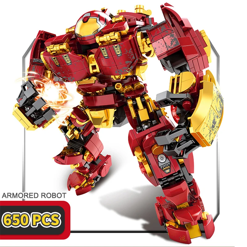 Конструктор супер война панцирь робот совместимый с lego военные фигурки воинов