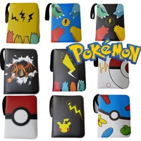 pokemon collection card pack cartoon characters battle games storage books waterproof birthday gifts childrens toys