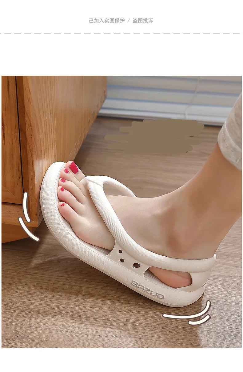 

2022 Women's Slippers Summer Women Slippers Flip Flops Outdoor Beach Sandals EVA Casual Flat Comfy Shoes Flat Slippers wholesale