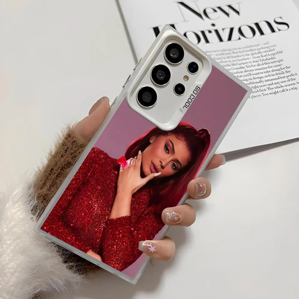 Чехол для телефона K-Kylie J-Jenner Samsung S25 S24 Ultra 23 Fe 22 Plus Galaxy A54 A55 A13 A15 A25 A34 Цветной