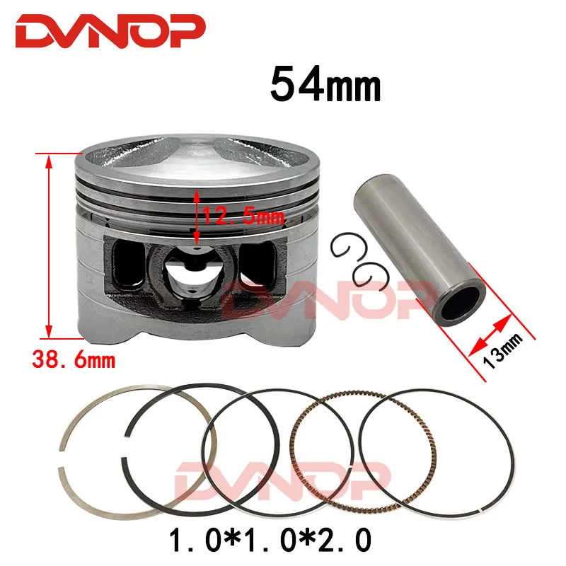 

Мотоциклетное поршневое кольцо с большим отверстием 54 мм для Honda Super Cub 110 NBC110 C110 NBC 110 2009-2018 EFI