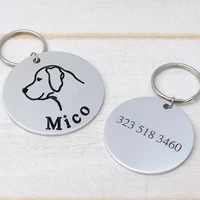 personalized pet id tag puppy tag anti lost dog id tag dog collar puppy dog tag labrador id tag pet accessories pet lover gift
