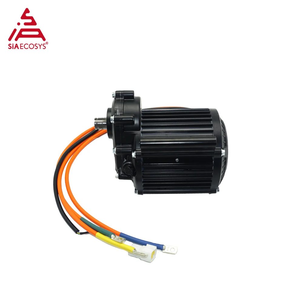 Фото SiAECOSYS QS Motor QS120 60H 2000W V3 72V Средний приводной двигатель с коробкой передач для электрического мотоцикла №5