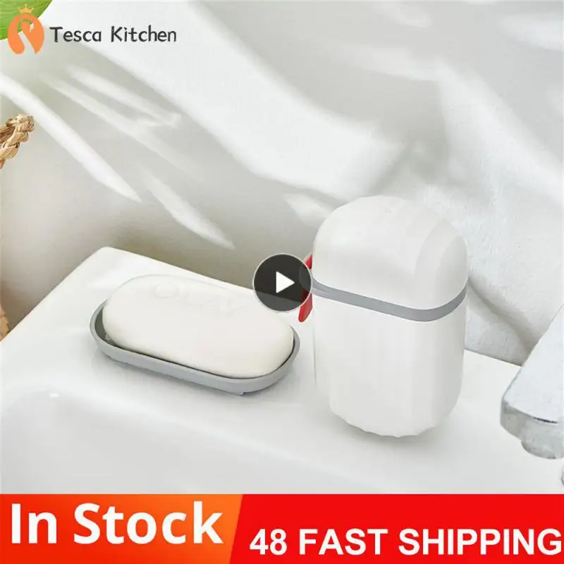 

2/4/6PCS Waterproof Soap Holder Bathroom Home Outdoor Hiking Camping Soap Organizer Portable Plastic Travel Soap Box Dish