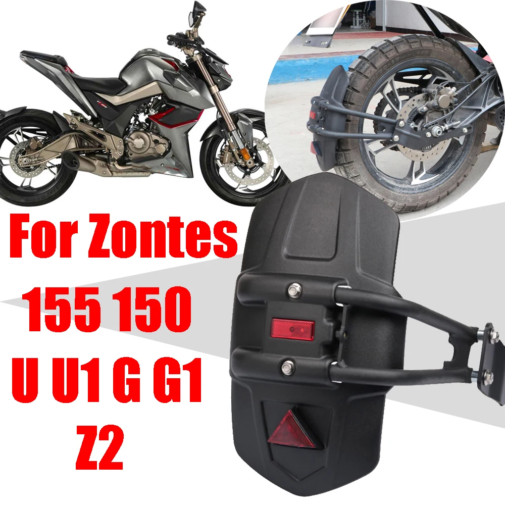 

For Zontes 155 U U1 G G1 Z2 U155 U1-155 G155 ZT155 G 150 Motorcycle Accessories Rear Fender Mudguard Mudflap Wheel Splash Guard