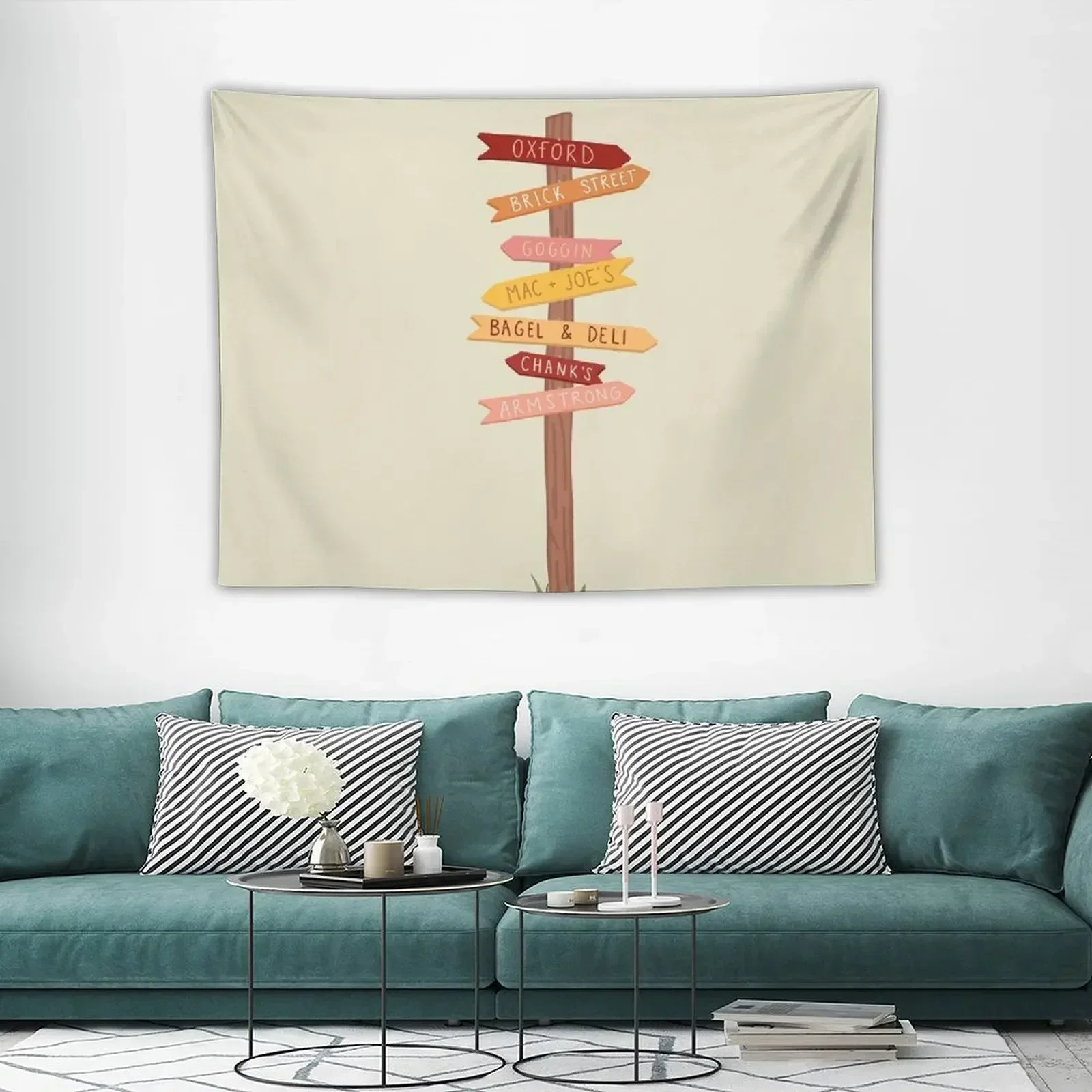 Знак Университета Майами Гобелен Эстетическое украшение Домашний декор