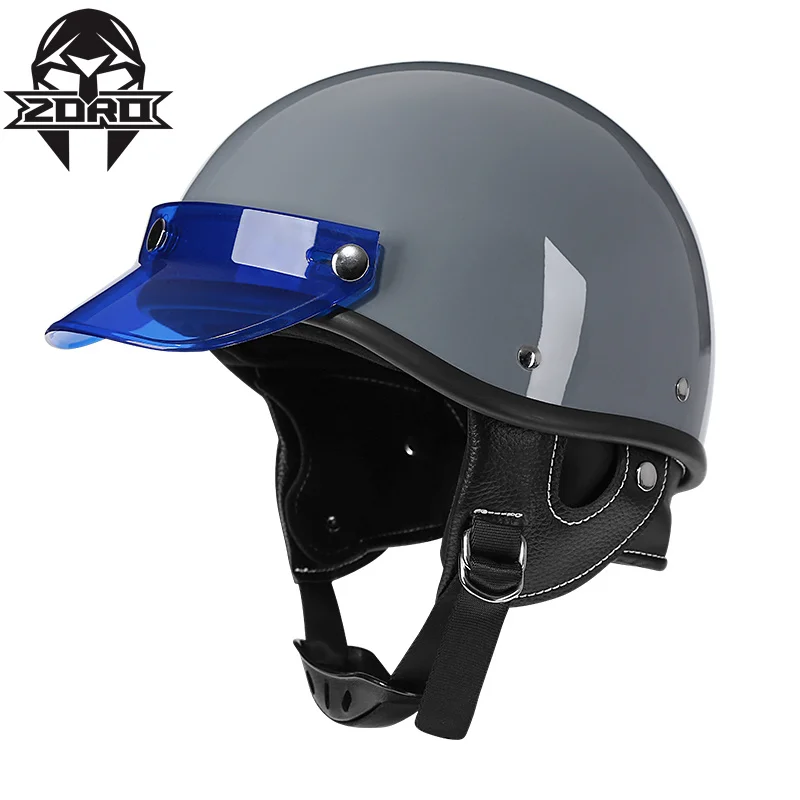 

Retro Vintage Motorcycle Helmet Scooter Bike Motorbike Korea Open half Face Half Face Biker Type Crash Moto