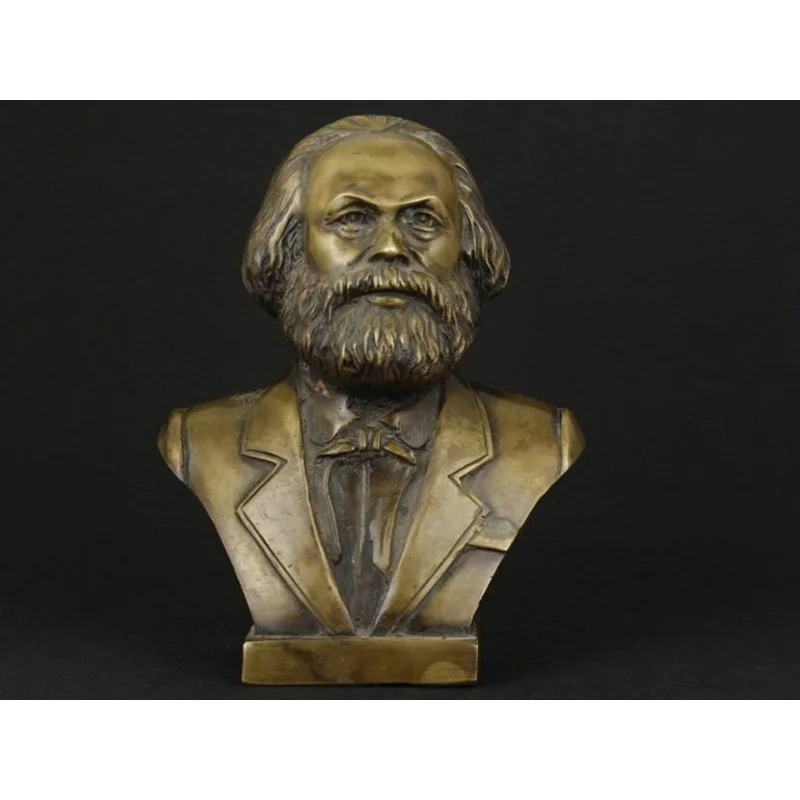 

Exquisite Bronze Hand Carved Marx Decoration Statue
