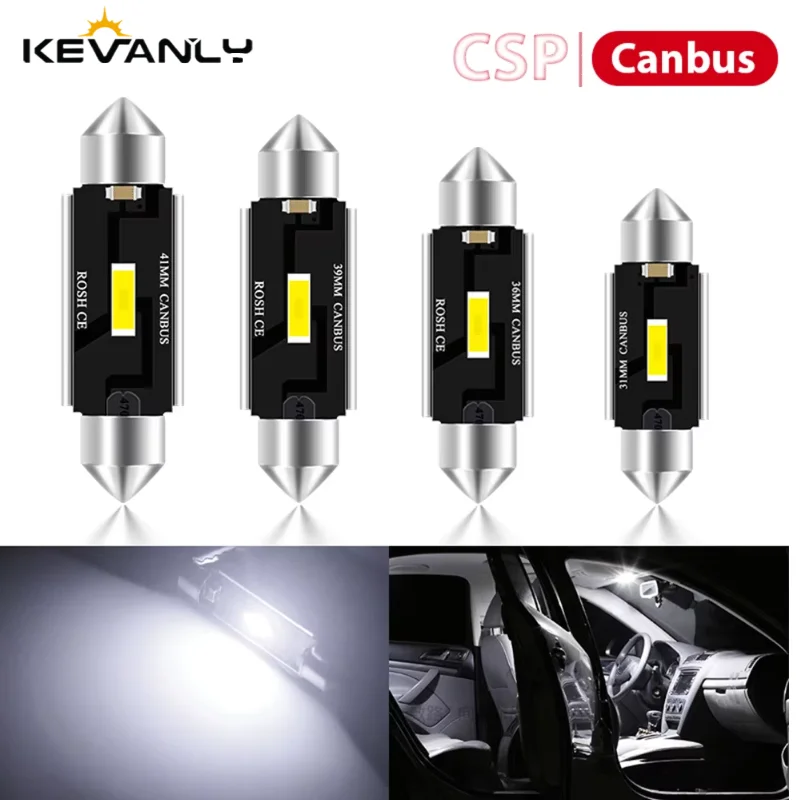 

CSP 1860chip C5W Светодиодный Светильник Для Салона Автомобиля 31 Мм 36 Мм 39 Мм Купольный Светильник Для Автомобиля Лампа Дл...