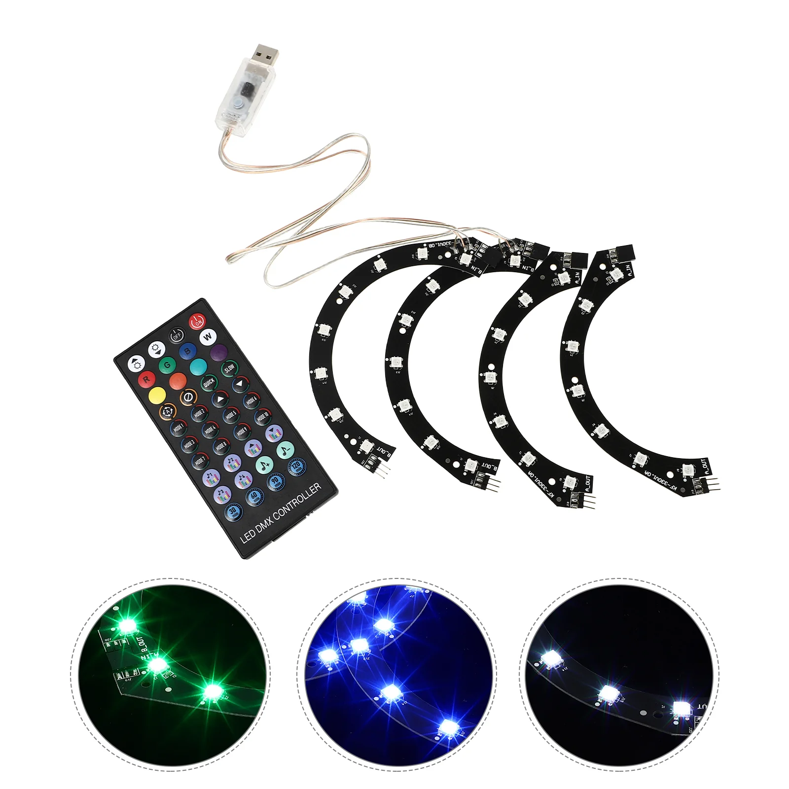 

Light Led Strip Lights Consolegame Flexible Tape Rgb Remote Strips Computersync Control Bedroom Changing Rope