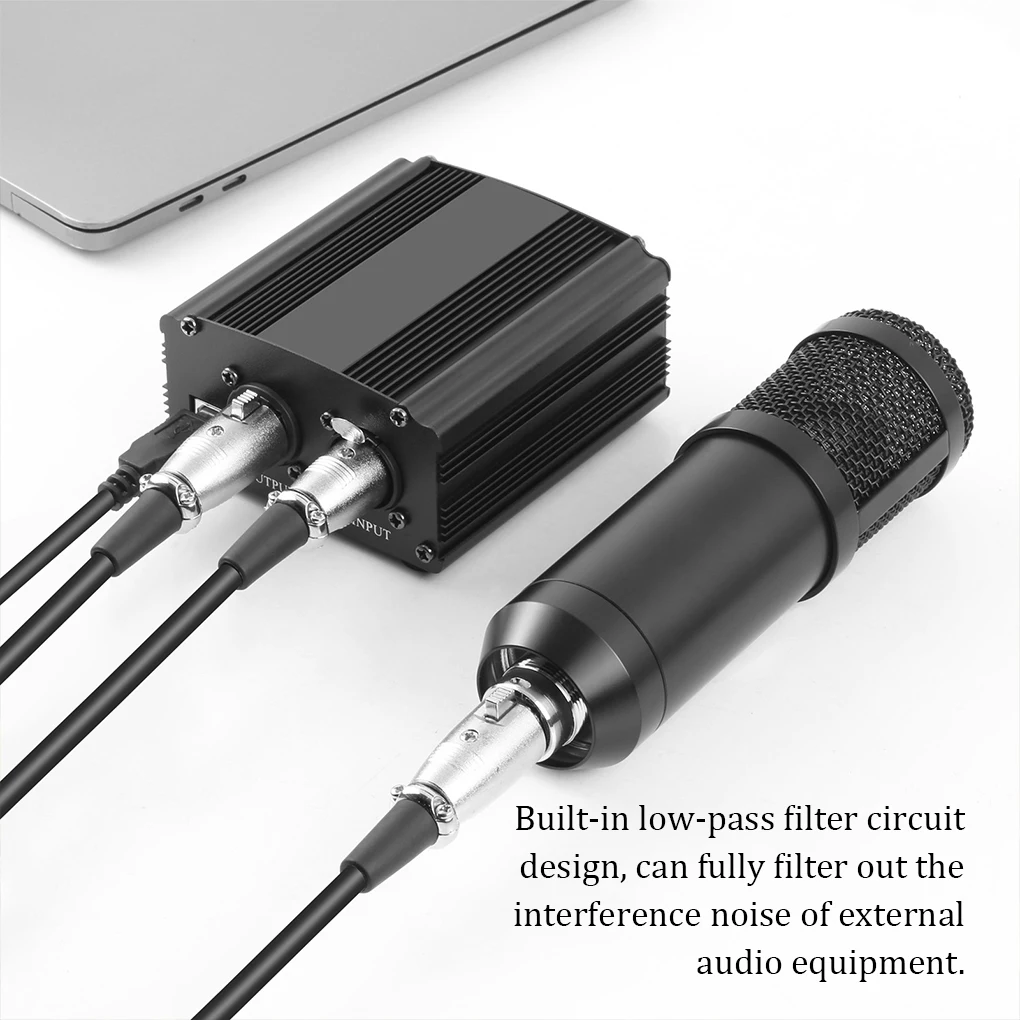 

Источник питания для микрофона 48 в профессиональный адаптер для студийного оборудования для микрофона