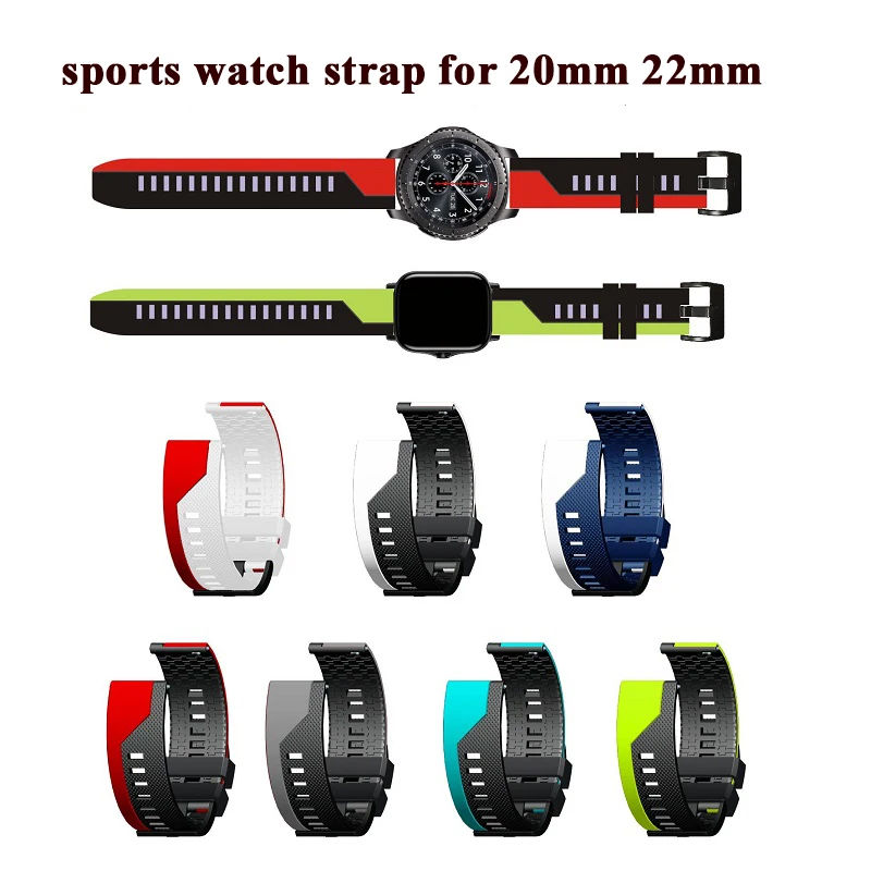 

20mm 22mm Watchband for Huawei GTS GT 2 2e GT2e 47MM 42MM/Watch3 45mm Smart Watch Strap for Xiaomi Amazfit Bip S/GTR
