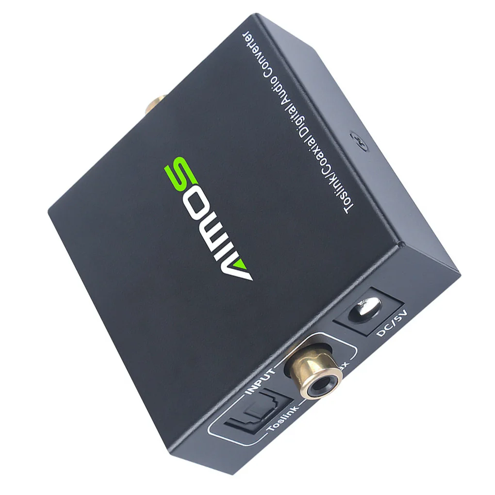 

Coaxial to Optical Adapter Digital Audio Converter for TV Game Console Amplifier Speaker