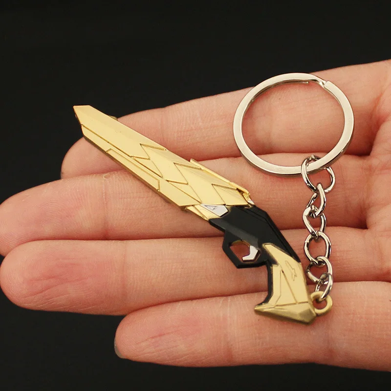 Брелок для ключей Valorant мужской металлическая модель оружия ревера араксис в