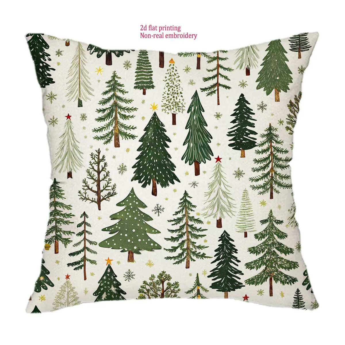 Наволочки из полиэстера велюра, Рождественский принт, 40x40/45x45/50x50/60x60 см