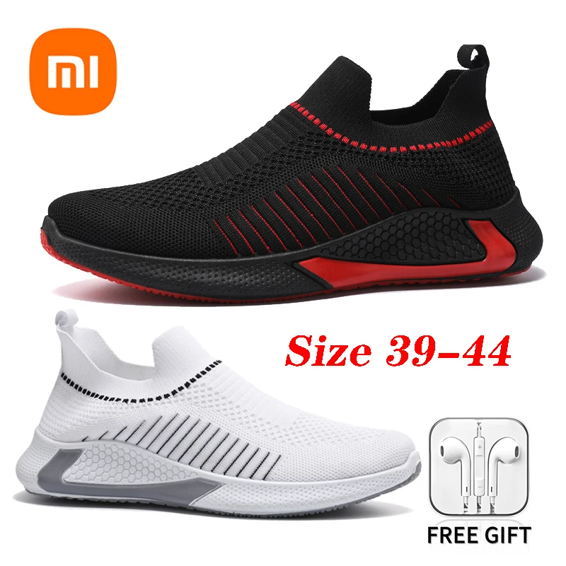 

Оригинальная мужская обувь Xiaomi Youpin, уличные кроссовки, модные дышащие нескользящие спортивные мужские летающие тканые кроссовки, повседне...