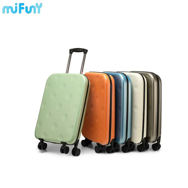 MiFuny Folding Rolling Luggage Hole Style Suitcase Set Travel Luggage Carry on Luggage with Wheels Trolley Portable Storage Case