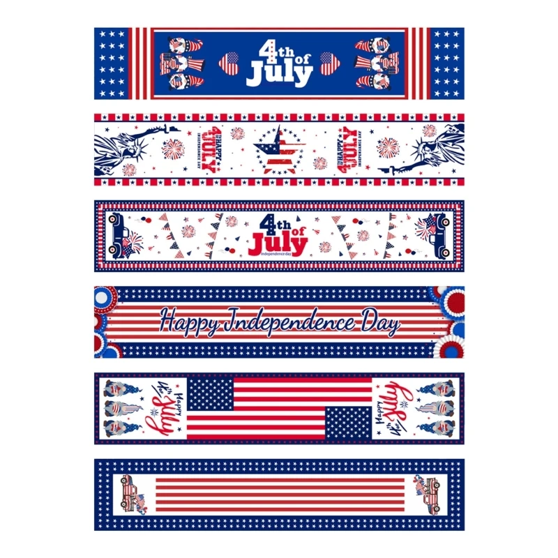 

Independence Day Table Cloth Decorative Tablecloth Decoration Accessory