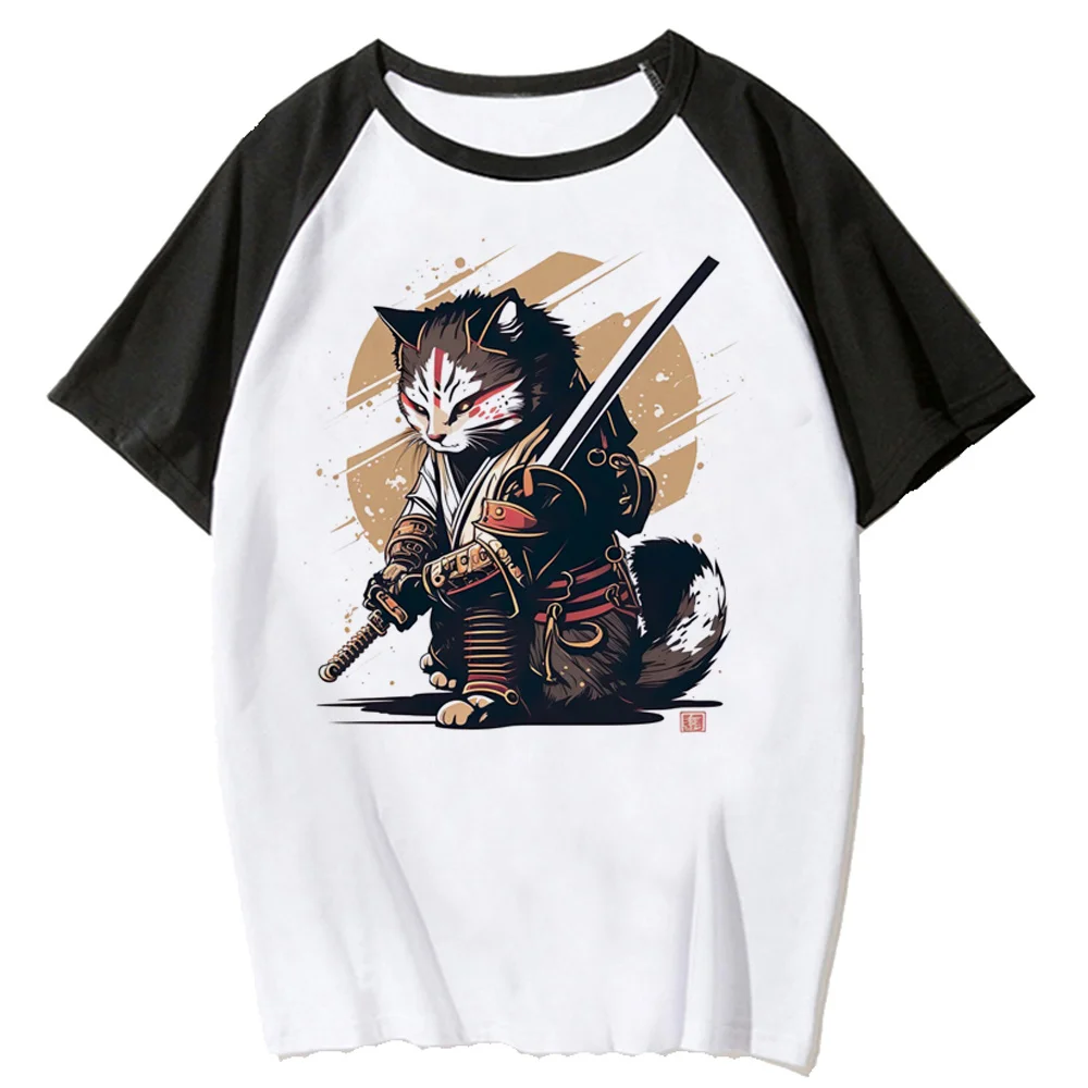 

Топ самурая Женский смешной комикс harajuku Женский Топ harajuku комикс манга одежда