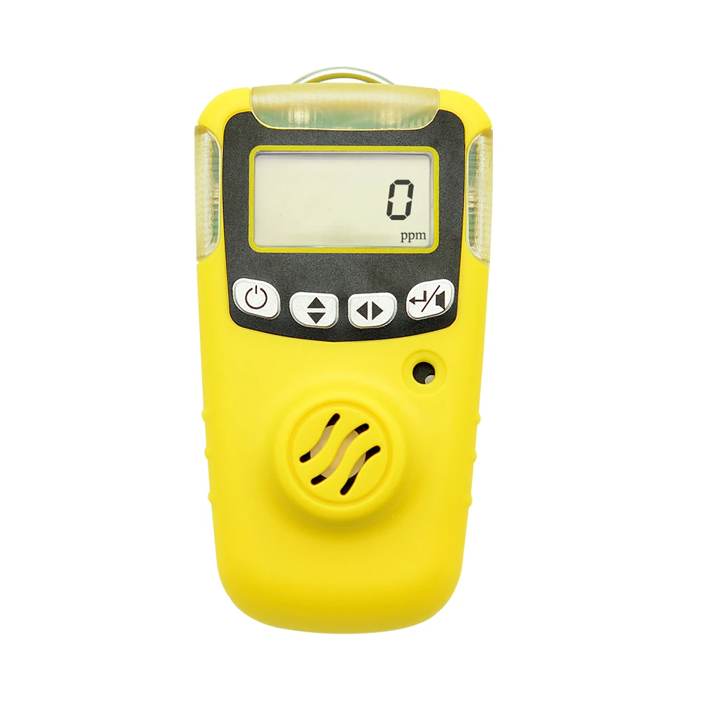 

Portable ammonia gas detector with audible flashing alarm