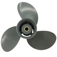 boat propeller 9 14x8 fit for honda outboard 10hp 20hp 3 blades aluminum prop 8 tooth propel rh oem no 58130 zv4 008ah 9 25x8