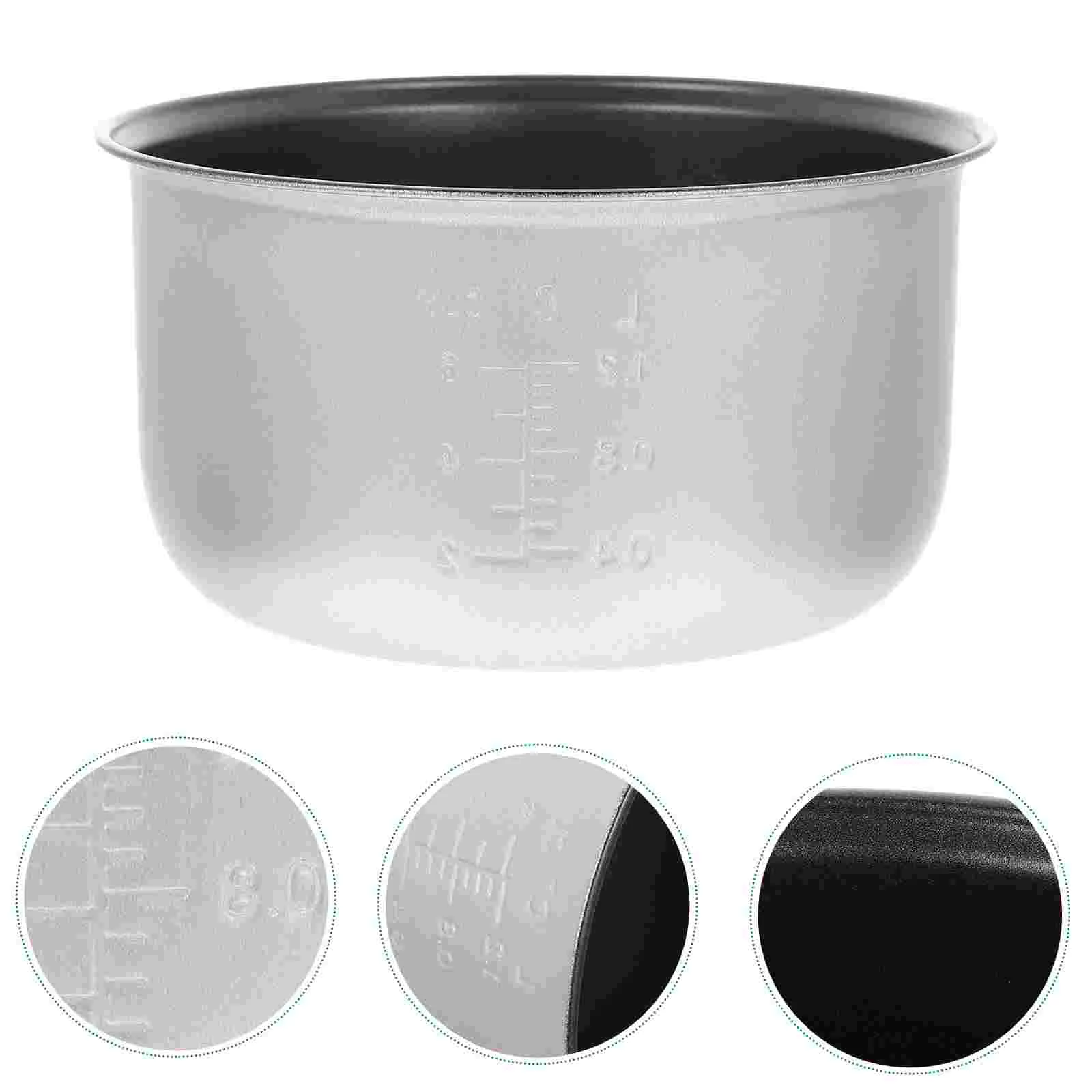 

Stainless Steel Cooking Utensils Pots Pans Set Steamer Cake Tray Slow Cooker Pie Non Stick Dessert Rice Liner