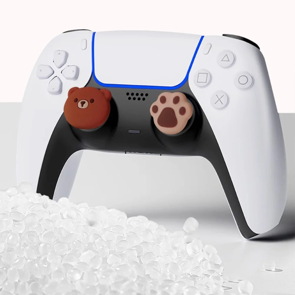 Фото Мультяшная силиконовая накладка на джойстик для PlayStation 5 PS5 Slim Pro XBBOX Series X/S ONES 360 Elite SWITCH2 GamePad Joystick №4