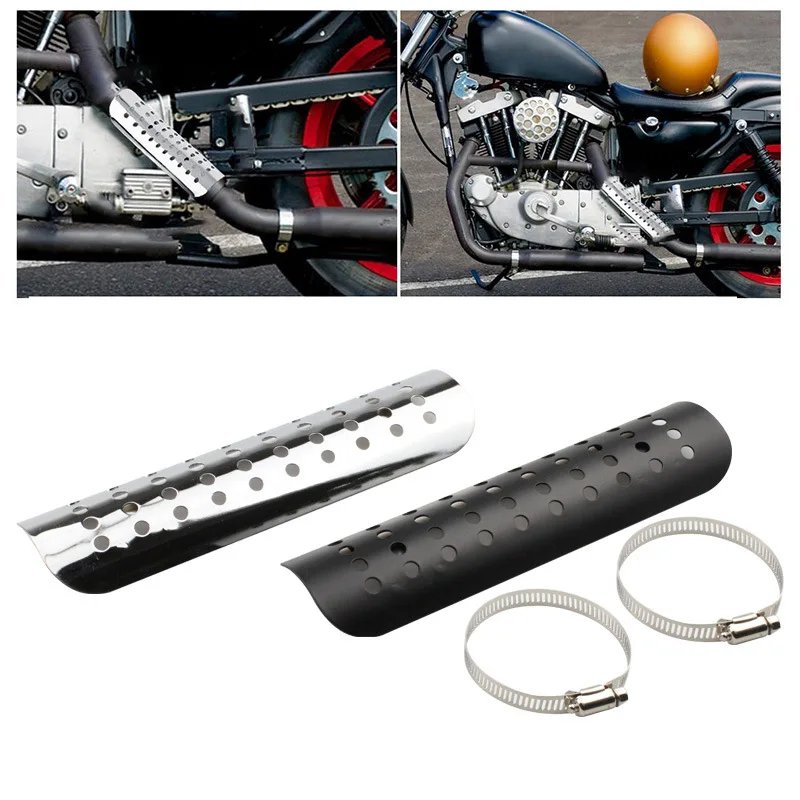 

Motorcycle Exhaust Heat Shield Muffler Pipe Heat Shield Modification Accessories Exhaust Pipe Protection Cover