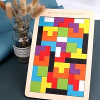 3d puzzles magic tangram children wooden educational game hobby child jigsaw cubes puzzles kids toy children toys girls