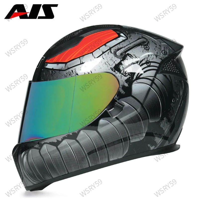 

Шлем для скутера AIS с bluetooth для мужчин и женщин, Зимний мотоциклетный шлем с полным покрытием, индивидуальный шлем для электрического автомобиля, мотоциклетный шлем