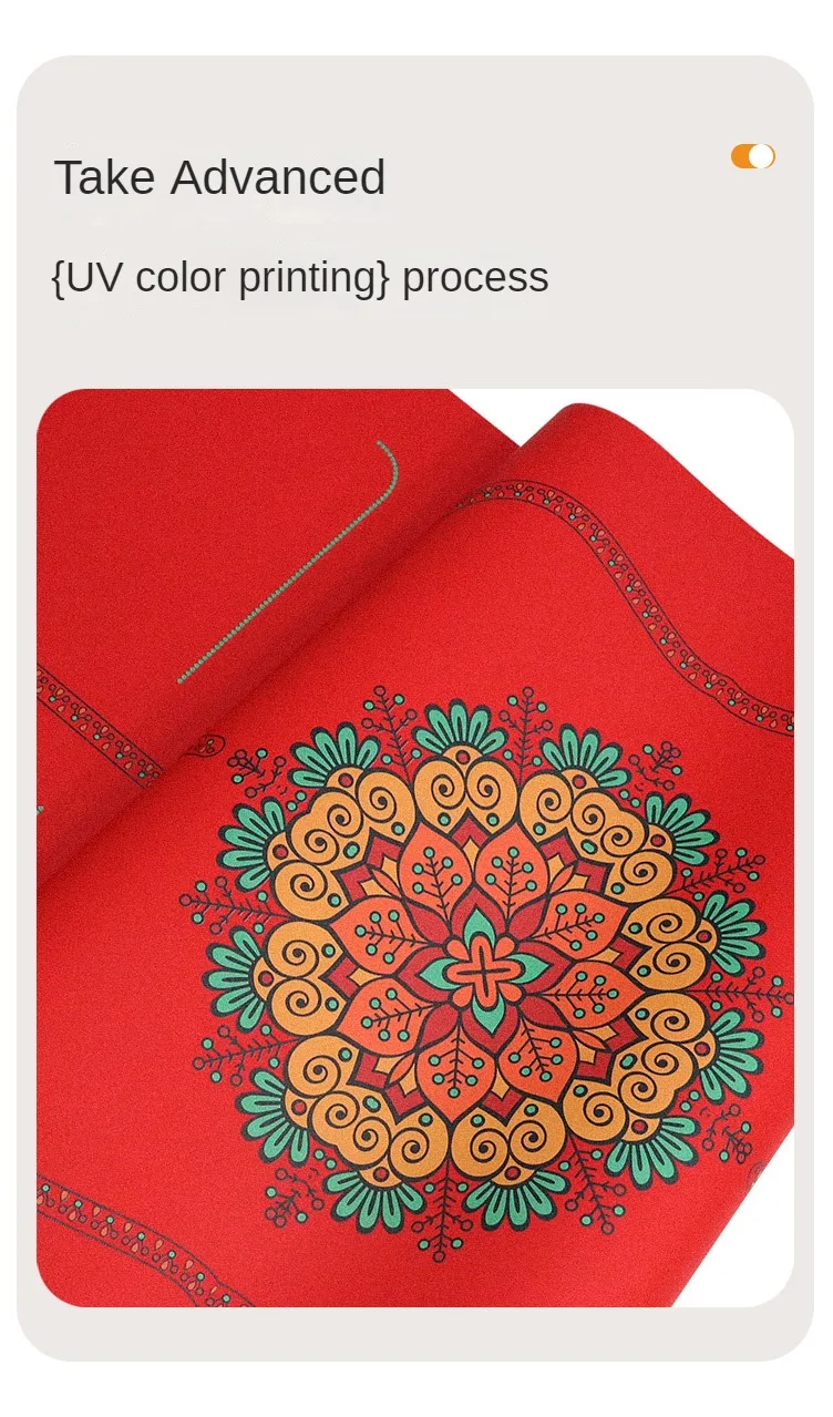 Матовый полиуретановый Коврик для йоги Zen Rhyme из натурального каучука