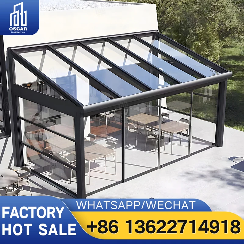 Стеклянная хижина для сада