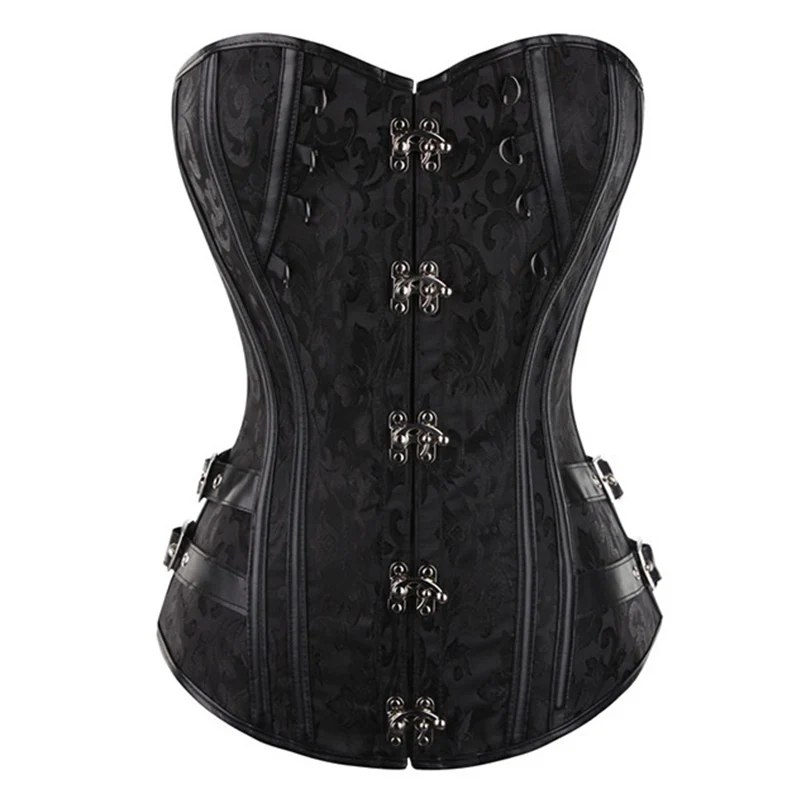 

Steam Punk Style Women Waist Shapewear Vintage Overbust Corset Bustier Costume Halloween Plus Size Vintage Gothic Corsetto