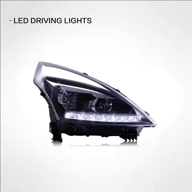 Стайлинг автомобиля для Nissan Teana 2008 2009 2010 2011 2012, фары Altima, сигнальные DRL, биксеноновые линзы ближнего света, автоаксессуары (art.: 3920d1bcff430) - 3920d1bcff430