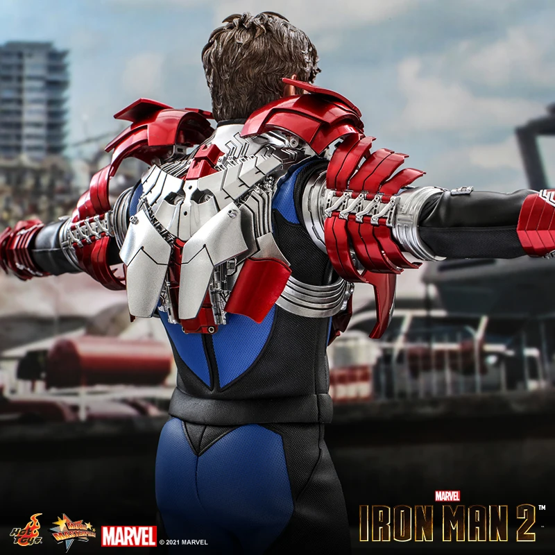 Горячие игрушки Marvel Мстители Железный человек 2 Тони Старк Марк 5 Бронированное