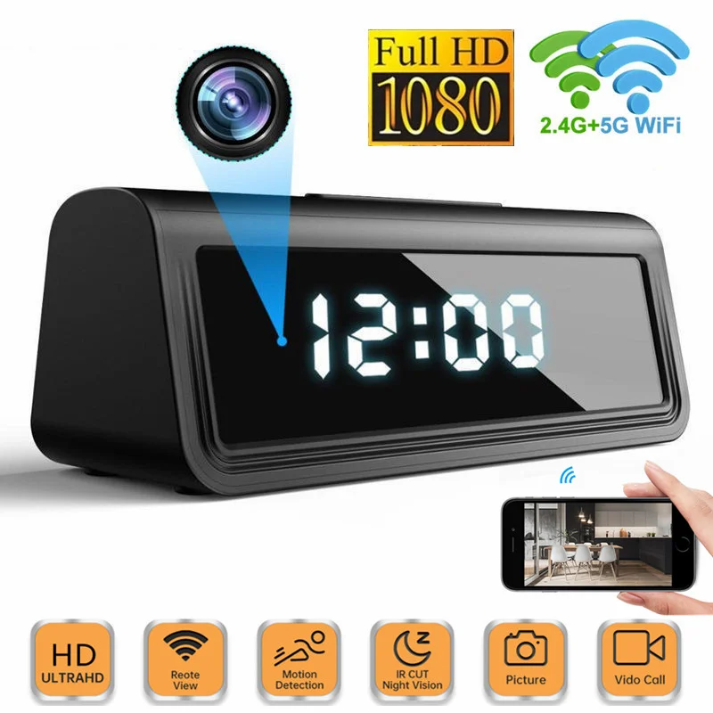 Мини-камера с функцией ночного видения, Wi-Fi, 2,4 ГГц