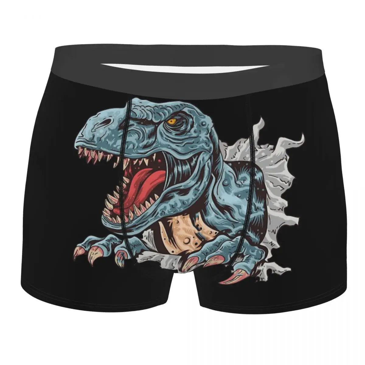 

Jurassic Park Dinosaur Ferocious Tyrannosaurus Underpants Homme Panties Men's Underwear Ventilate Shorts Boxer Briefs