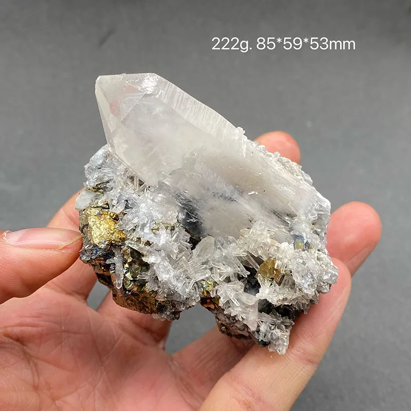 

100% натуральный флюорит Яоган Феи (полноценный песок) минеральный образец целебного кристалла