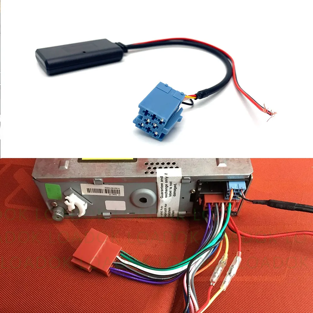 Фото Автомобильный Bluetooth 5,0 для Mercedes Benz Smart 450 451 Roadster Grundig Radio Host 8Pin 6-контактный модуль порта Aux интерфейс адаптер микрофон №5