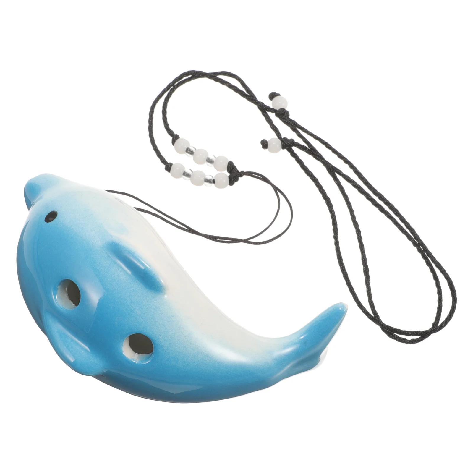 

Children Ocarina Cute Dolphin Ceramic Small Musical Instrument Kids Beginner 6 Holes