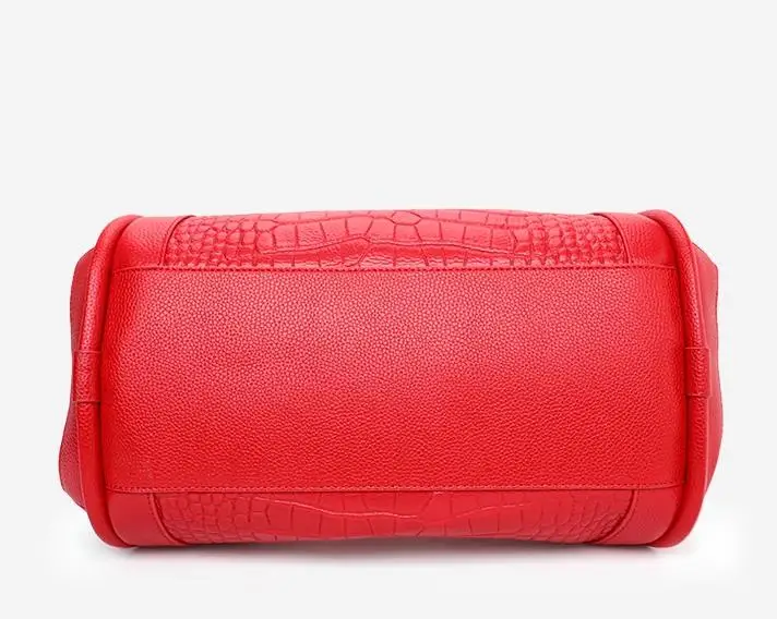 Большие женские сумки из натуральной кожи женская сумка-тоут с крокодиловым