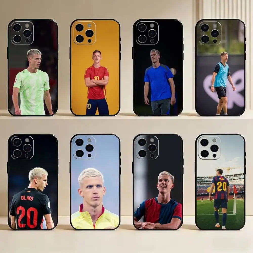 Фото Чехол для телефона D-Dani O-Olmo-Football-Sport для iPhone 17, 16, 15, 14, 13, 12, 11 Plus, Pro Max, XS, мягкий силиконовый, черный №1