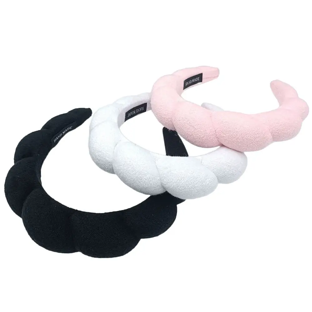 

Girls Ladies Hair Band Makeup Headband Twist Hair Hoop Headwear Hair Accessories for Washing Face No-slip Sponge Headbands