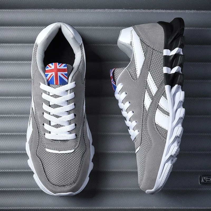 Мужские кроссовки дышащие для бега на открытом воздухе сетчатая повседневная