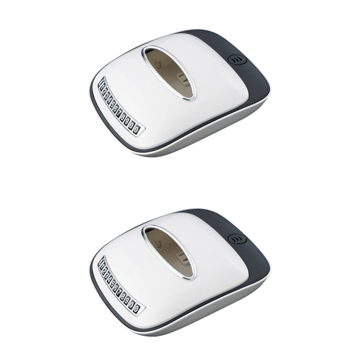 

2 Pcs Tissue Box Paper Towels Automotive Car Case Plastic Napkin Holder Dashboard