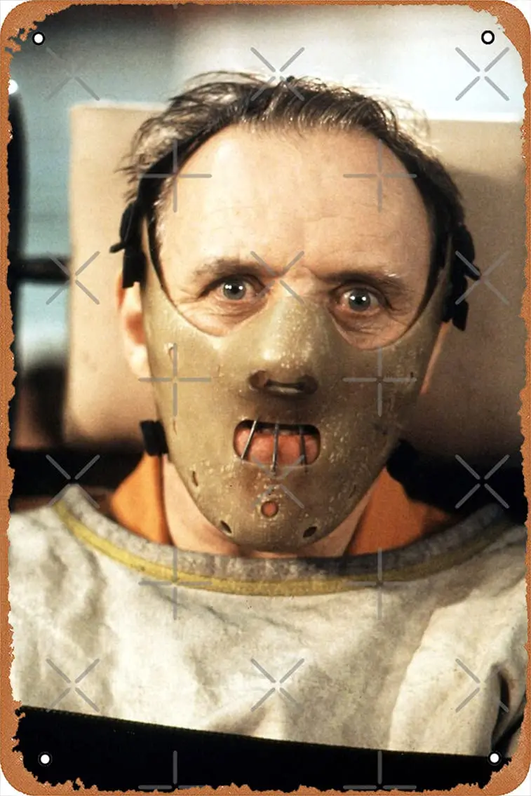 Niumwang металлический знак-Ганнибал Лектер оловянный плакат 12X8 дюймов