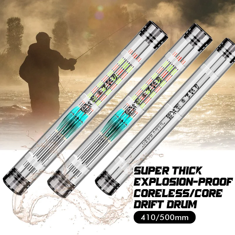 Трубка для хранения поплавков рыбалки большая емкость прозрачная нагрузка