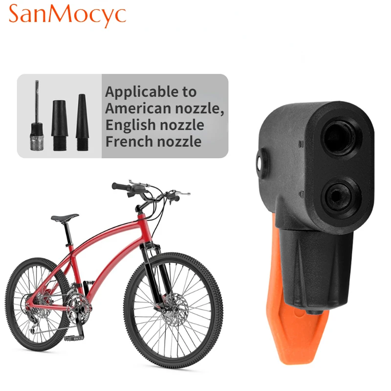 

4 шт. адаптер для велосипедного насоса, сменный переходник с двойной головкой, насадка для насоса для велосипеда, клапан, конвертер, велосипе...
